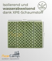 Foldable Insulated Seat Pad, 40 x 30 x 1 cm, Green