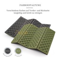 Foldable Insulated Seat Pad, 40 x 30 x 1 cm, Green