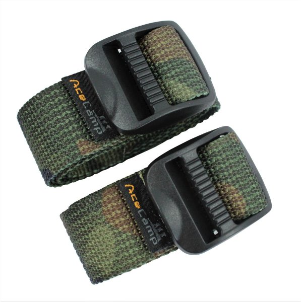 Nylon Utility Strap, 65 cm, 2-pack, Camo Green