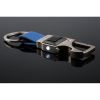 munkees Keychain with 3 functions, carabiners, LED, bottle opener, blue, 1104 &ndash; with printed price &euro; 6,99