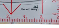 Fluorescent Baseplate Map Compass