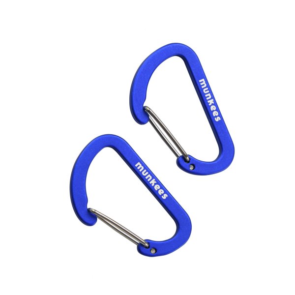 munkees Flat Mini Carabiner, multi-purpose with snap hook &ndash; with printed price &euro; 4,99