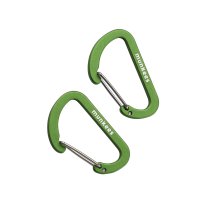 munkees Flat Mini Carabiner, multi-purpose with snap hook...
