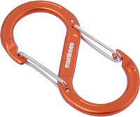 munkees S-shape Wire-gate Carabiner Keychain &ndash; with...