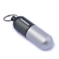 munkees Pill Box Keychain, Waterproof &ndash; with printed price
