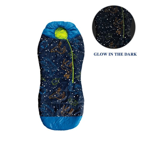 AceCamp Kids Glow-in-the-Dark Mummy Sleeping Bag
