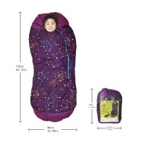 AceCamp Kids Glow-in-the-Dark Mummy Sleeping Bag