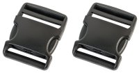 Side-release Buckle in 20/25/38/50 mm, Black, Plastic