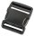 Side-release Buckle in 20/25/38/50 mm, Black, Plastic