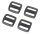 AceCamp Webbing I Buckles side clip I Crafts I Delrin Plastic I Quick Release I Helmet I Rucksack I Replacement buckle, 20/25/50