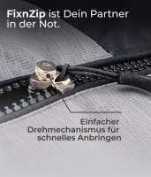 munkees FixnZip Zipper Repair Kit, universal for all zip types &ndash; with printed price