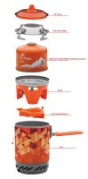 Star X2 Gas Stove Set, Orange
