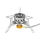 Fire-Maple FMS-121 Spark Camping Stove, Stainless Steel/Aluminium, 2200 W, foldable