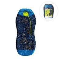 AceCamp Youth Glow-in-the-Dark Mummy Sleeping Bag, Blue