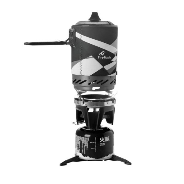 Star X2 Gas Stove Set, Black