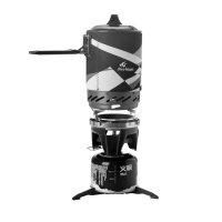 Star X2 Gas Stove Set, Black