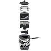 Star X2 Gas Stove Set, Black