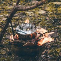 Fire-Maple Antarcti 1 L Stainless Steel Camping Kettle, Outdoor