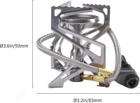Polaris Remote Gas Stove with Pressure Regulator