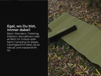 Portable Pad 186 x 56 x 1 cm, Green