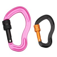 Carabiner with Screw Lock "Ear" - 2pcs &ndash;...