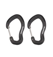 Karabiner mit Drahtschnapper "Ohr" - 2 Stk &ndash; mit Preisaufdruck 6,99 &euro;