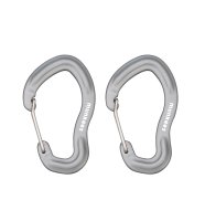Karabiner mit Drahtschnapper "Ohr" - 2 Stk &ndash; mit Preisaufdruck 6,99 &euro;