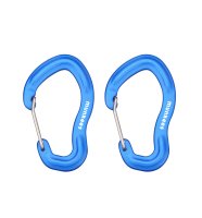 Karabiner mit Drahtschnapper "Ohr" - 2 Stk &ndash; mit Preisaufdruck 6,99 &euro;