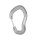 Carabiner with Snap Lock "Ear" &ndash; with printed price &euro; 5,99