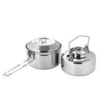 Antarcti Stainless Steel Pot & Kettle Set, incl. 2...