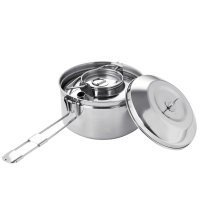 Antarcti Stainless Steel Pot & Kettle Set, incl. 2 Tritan Bowls
