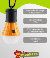 LED Lamp With 6 LEDs - orange  &ndash; without printed price