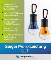 LED Lamp With 6 LEDs - orange  &ndash; without printed price