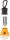 LED Lamp With 6 LEDs - orange  &ndash; without printed price