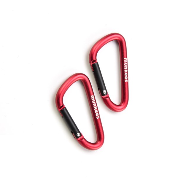 Carabiner D-Shape - &Oslash; 5 x 50 mm (2pcs) &ndash; without printed price