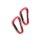Carabiner D-Shape - &Oslash; 5 x 50 mm (2pcs) &ndash; without printed price
