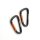 Carabiner D-Shape - &Oslash; 5 x 50 mm (2pcs) &ndash; without printed price