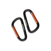 Carabiner D-Shape - &Oslash; 6 x 60 mm (2 pcs) &ndash; without printed price