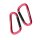 Carabiner D-Shape - &Oslash; 6 x 60 mm (2 pcs) &ndash; without printed price