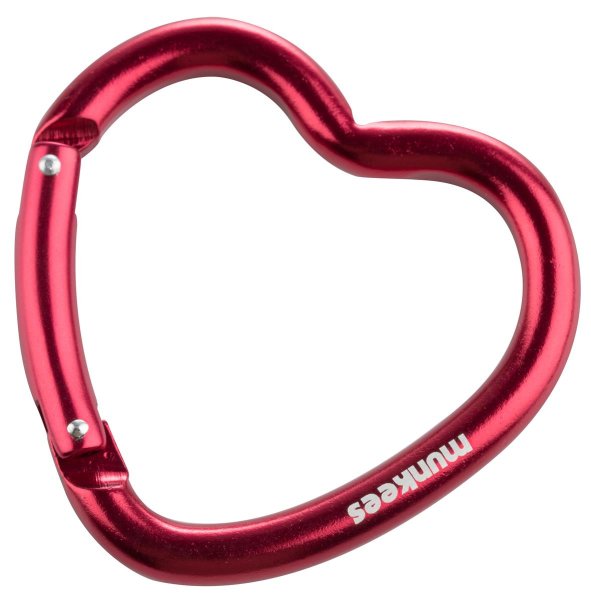 Heart Carabiner I Red &ndash; without printed price