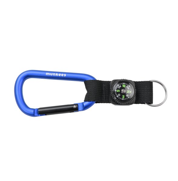 Carabiner &Oslash; 8 mm with compass strap &ndash; without printed price