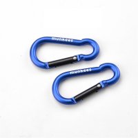 Carabiner Pear Shape &ndash; &Oslash; 5 x 50 mm - 2pcs &ndash; without printed price