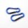 Carabiner Pear Shape &ndash; &Oslash; 5 x 50 mm - 2pcs &ndash; without printed price