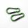 Carabiner Pear Shape &ndash; &Oslash; 5 x 50 mm - 2pcs &ndash; without printed price