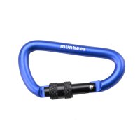 Carabiner D-Shape with Screw Lock &ndash; without printed...