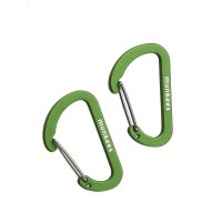 Flat Wire Gate Carabiner &Oslash; 4 x 40 mm &ndash;...