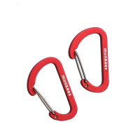 Flat Wire Gate Carabiner &Oslash; 4 x 40 mm &ndash; without printed price