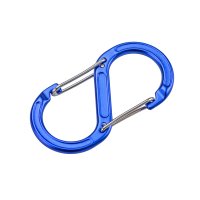 munkees S-Form Karabiner mit Drahtschnapper &ndash; ohne Preisaufdruck