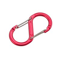 munkees S-Form Karabiner mit Drahtschnapper &ndash; ohne Preisaufdruck
