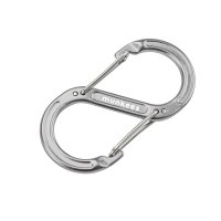 munkees S-Form Karabiner mit Drahtschnapper &ndash; ohne Preisaufdruck